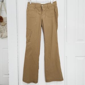 eddie bauer sport khaki tan boot cut hiking cargo pants